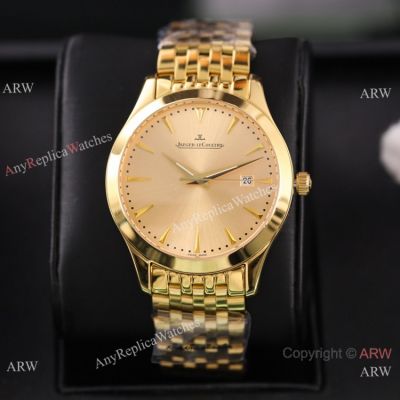 Copy Jaeger-LeCoultre Master Yellow Gold Watches 42mm